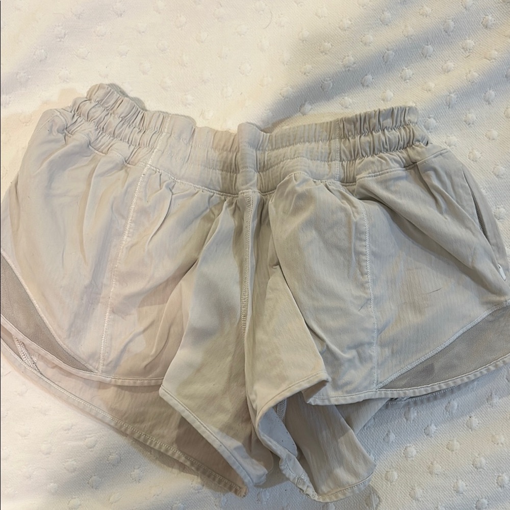 Women's Cream Shorts